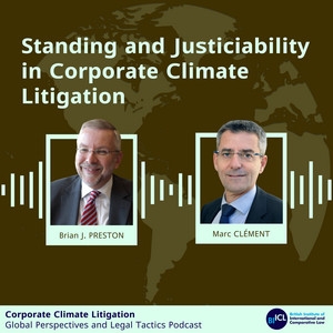 Standing and Justiciability in Corporate Climate Litigation